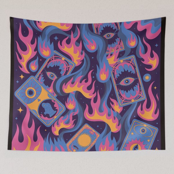 Item preview, Abstract pattern, flame, and Tarot cards. designed and sold by Lilashakti ⭐️ ⭐️ ⭐️ ⭐️ ⭐️.