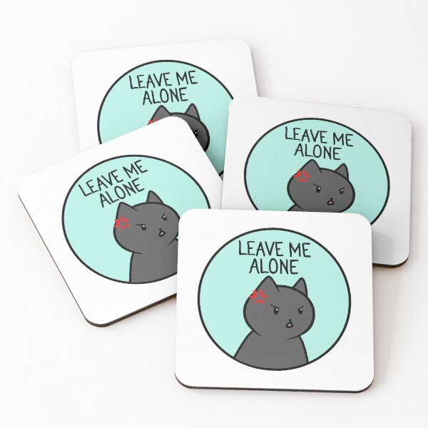 Item preview, Leave Me Alone Cat designed and sold by WitchGalaxy.