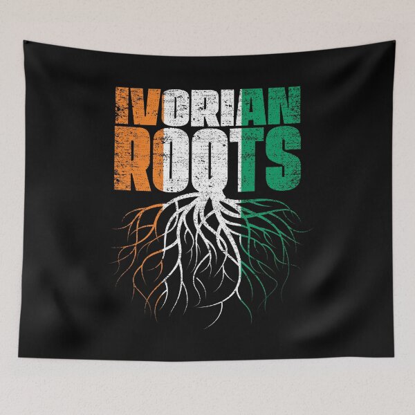 Item preview, Ivorian Roots Ivory Coast Heritage Flag designed and sold by GabbyKash.
