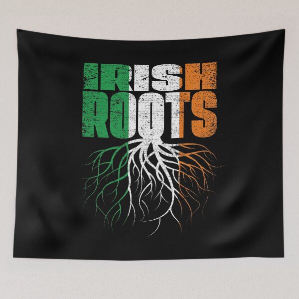 Item preview, Irish Roots Ireland Heritage Flag designed and sold by GabbyKash.