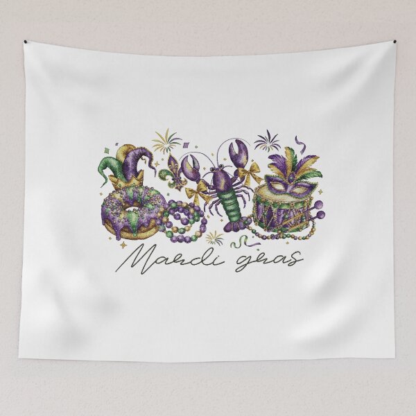 Item preview, Happy Mardi Gras  designed and sold by ethancolestudio.