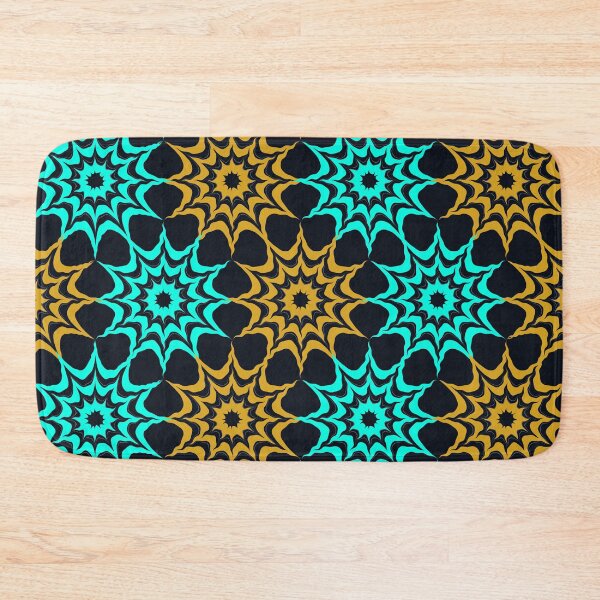 Item preview, Colorful Retro ArtNouveau Geometric Pattern  designed and sold by Codingart9.