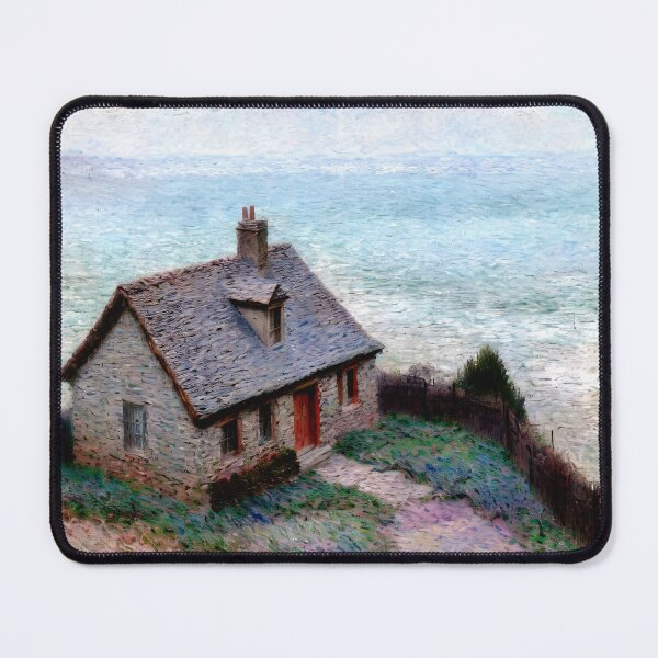 Item preview, The Customs House at Varengeville - Atmospheric Sky, and Coastal Beauty  designed and sold by artdesignsnow.