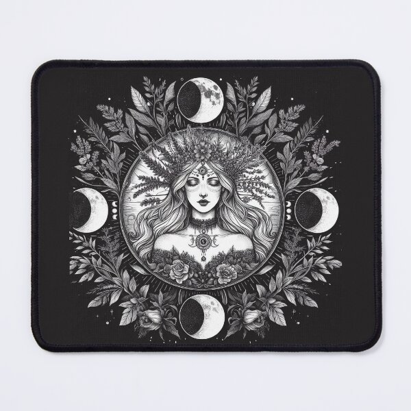 Item preview, Lunar Goddess Botanical Mandala designed and sold by Roberta Calabrese.