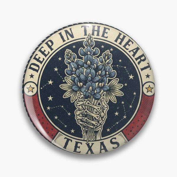 Item preview, Deep In The Heart Texas Bluebonnet Skeleton designed and sold by TexasFirst.