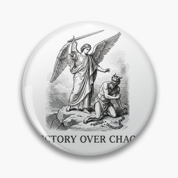 Item preview, Victory Over Chaos St Michael Archangel designed and sold by AdyKurniawan.