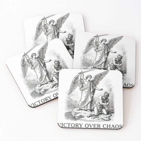 Item preview, Victory Over Chaos St Michael Archangel designed and sold by AdyKurniawan.