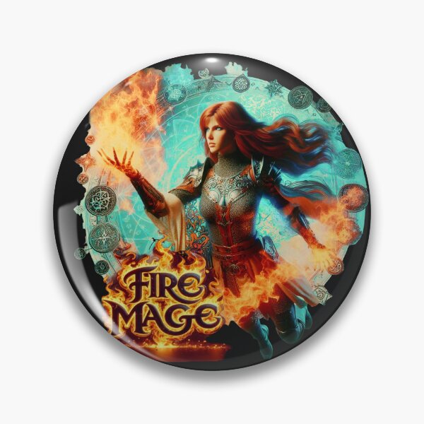 Item preview, Fire Mage Fire Spell designed and sold by Jannicki-Art.