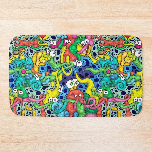 Item preview, Colorful Sketch #09 - Crabs and algae on the reef designed and sold by liquid-print.