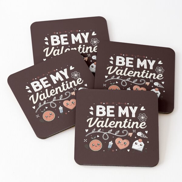 Item preview, Be My Valentine Cute Typography | Whimsical Valentine Day Illustration designed and sold by A1MarketDesigne.