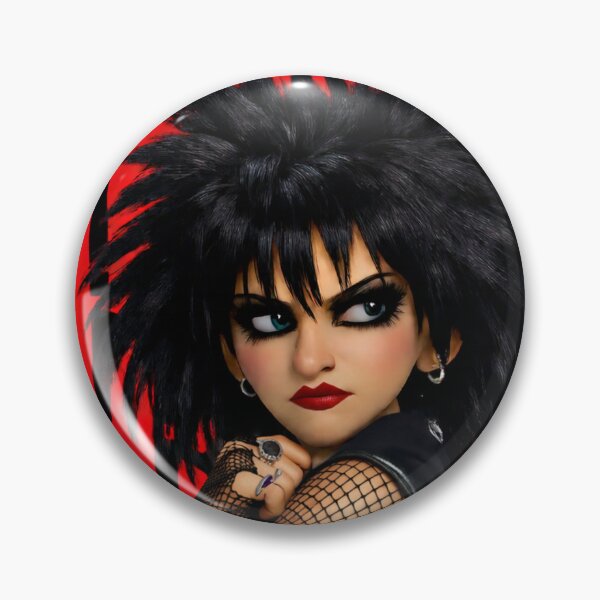 Item preview, Siouxsie Sioux the original queen of goth, cartoon illustration  designed and sold by bluefrog.
