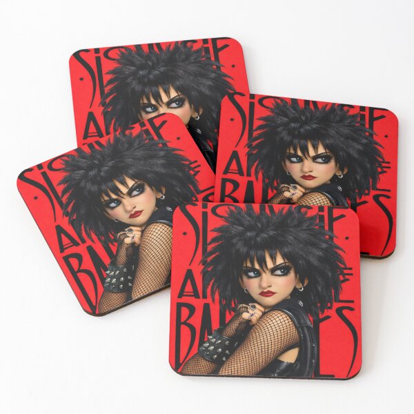 Item preview, Siouxsie Sioux the original queen of goth, cartoon illustration  designed and sold by bluefrog.