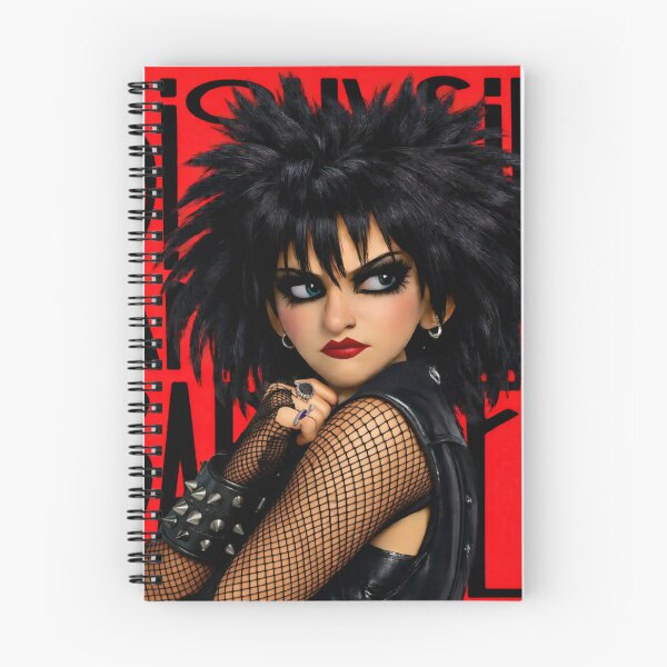 Item preview, Siouxsie Sioux the original queen of goth, cartoon illustration  designed and sold by bluefrog.