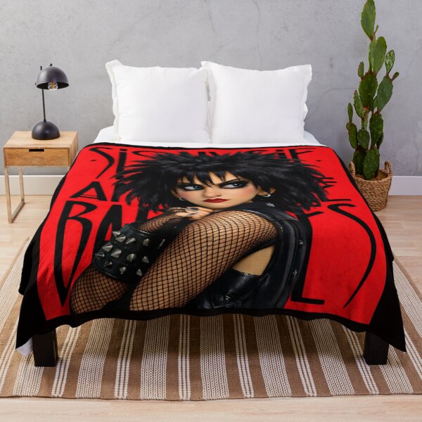 Item preview, Siouxsie Sioux the original queen of goth, cartoon illustration  designed and sold by bluefrog.