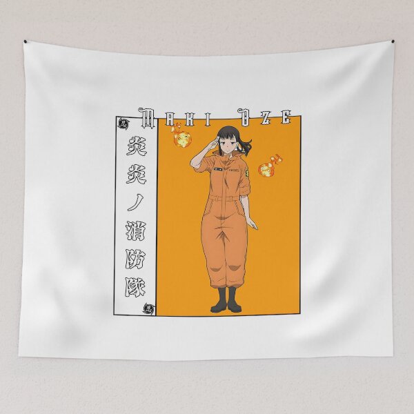 Item preview, Fire Brigade Flame Warrior Anime Art designed and sold by lamiarte.