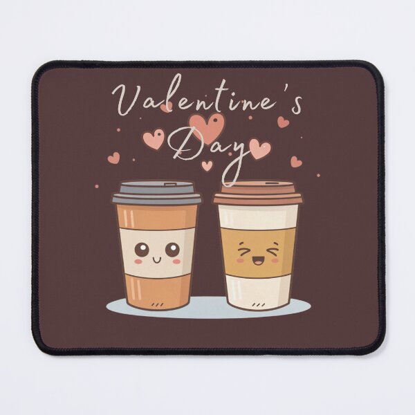 Item preview, Valentine’s Day Cute Coffee Couple Illustration | Romantic Love Art designed and sold by A1MarketDesigne.