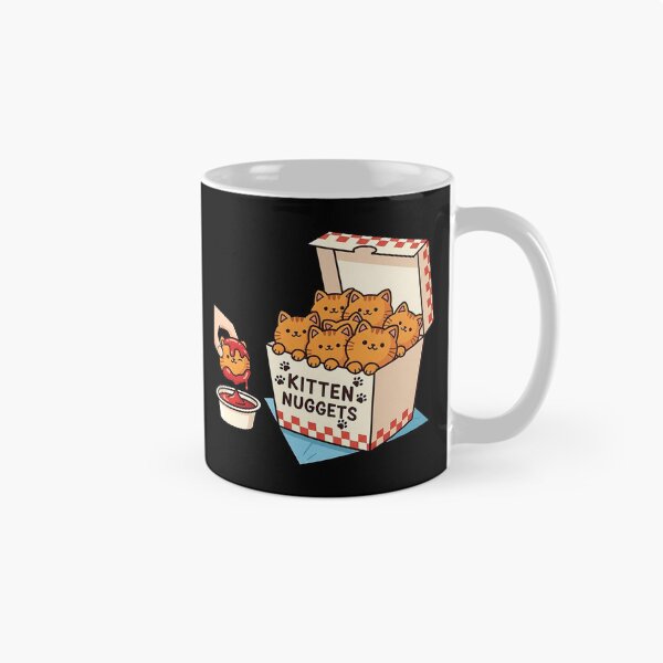 Item preview, Kitten Nuggets Cute Cat Fast Food designed and sold by dudelinart.