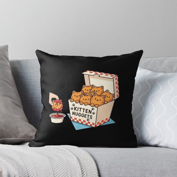 Item preview, Kitten Nuggets Cute Cat Fast Food designed and sold by dudelinart.