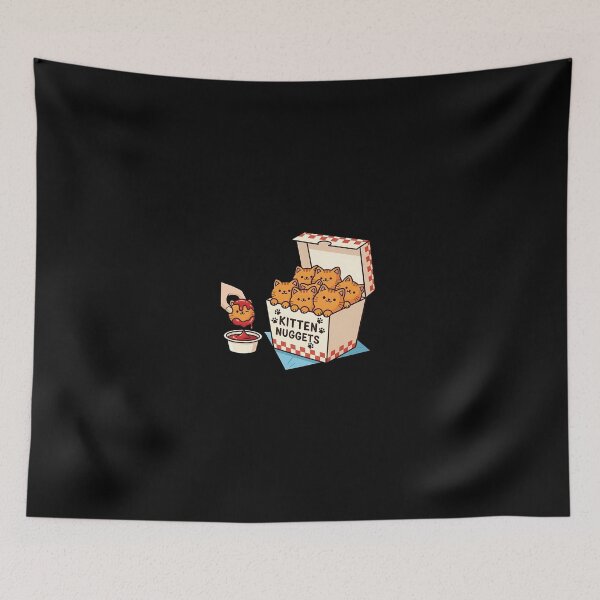 Item preview, Kitten Nuggets Cute Cat Fast Food designed and sold by dudelinart.