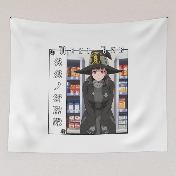 Item preview, Fire Brigade Flame Warrior Anime Art designed and sold by lamiarte.