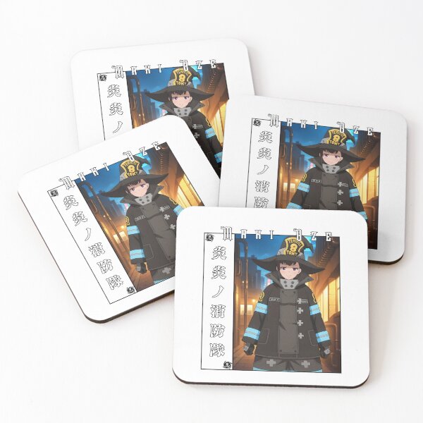 Item preview, Fire Brigade Flame Warrior Anime Art designed and sold by lamiarte.