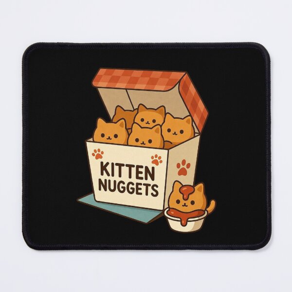 Item preview, Kitten Nuggets Cute Cat Fast Food designed and sold by dudelinart.