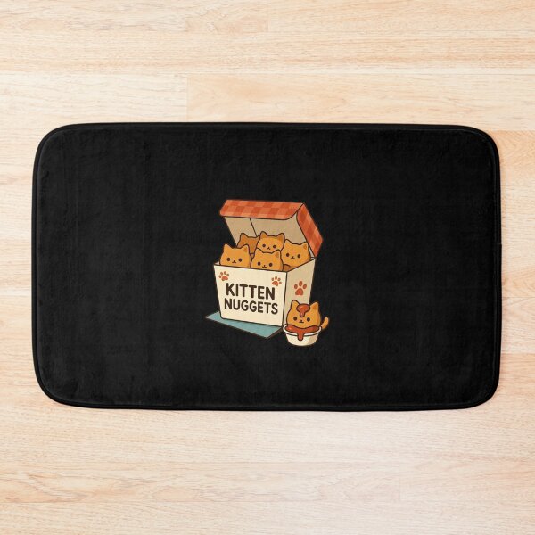 Item preview, Kitten Nuggets Cute Cat Fast Food designed and sold by dudelinart.