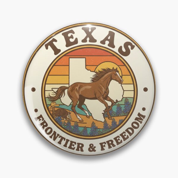 Item preview, Texas Frontier & Freedom Vintage Badge  designed and sold by TexasFirst.