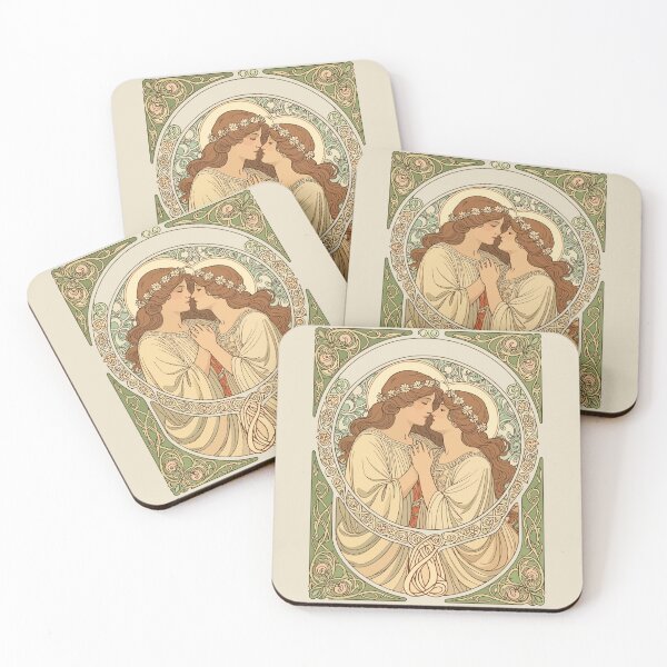 Item preview, A Quiet Intimate Moment Art Nouveau Design designed and sold by taiche.