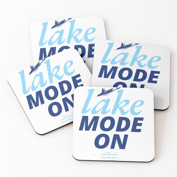 Item preview, Lake MODE ON – Fisherman on Boat | Relaxing Lake Vibes designed and sold by HubCreates.