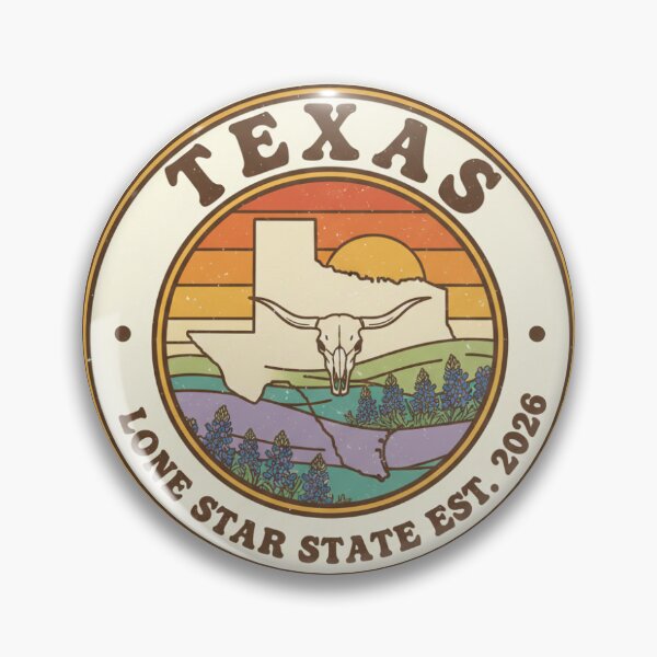 Item preview, Texas Lone Star Retro State Badge  designed and sold by TexasFirst.