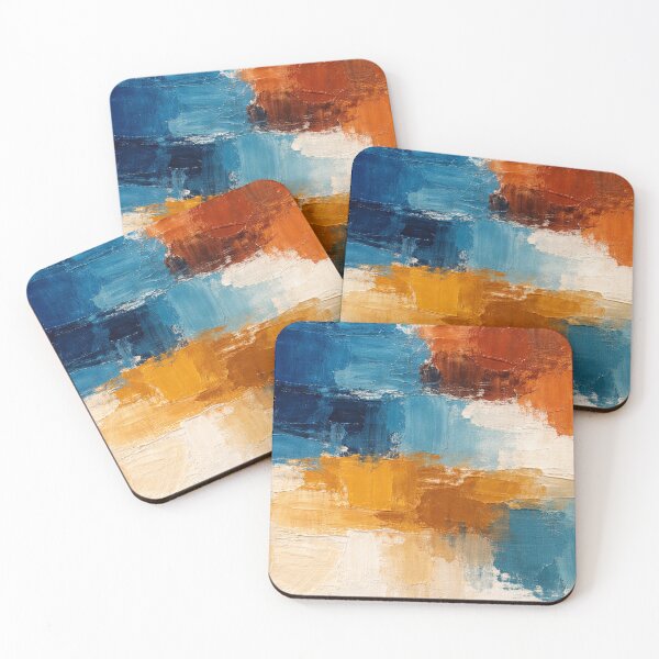 Item preview, Bold Impasto Color Fields designed and sold by ChillCharmStudio.