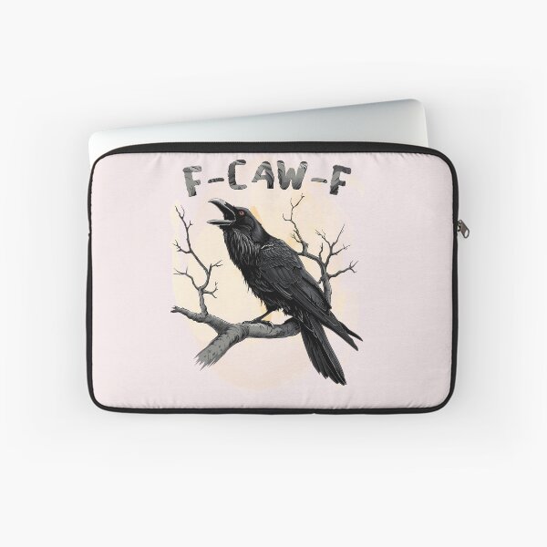Item preview, F-Caw-F Raven Pun  Gothic Crow  designed and sold by jimsteven.