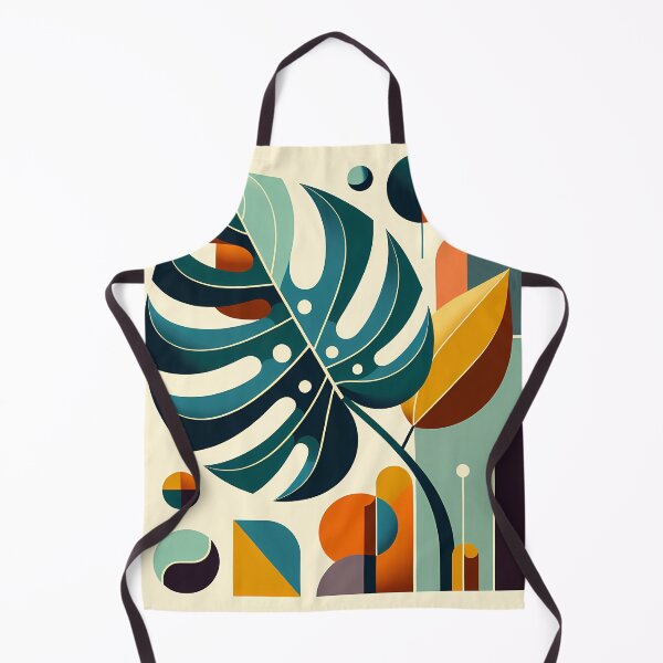 Item preview, Geometric Monstera Leaf Abstract Botanical designed and sold by InkSmithery.