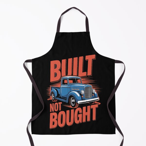 Item preview, Built Not Bought . Red Letters with Blue Truck designed and sold by kakashinn.