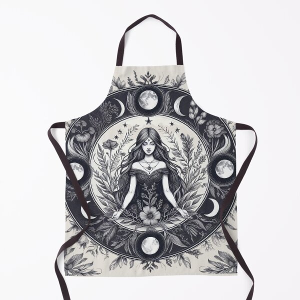 Item preview, Lunar Goddess Botanical Mandala designed and sold by Roberta Calabrese.