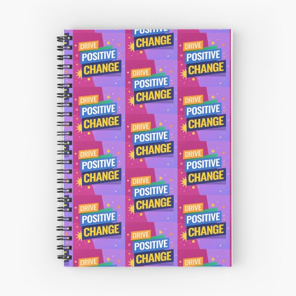 Item preview, Drive Positive Change – Motivational Typography Design designed and sold by Dogandesighn.