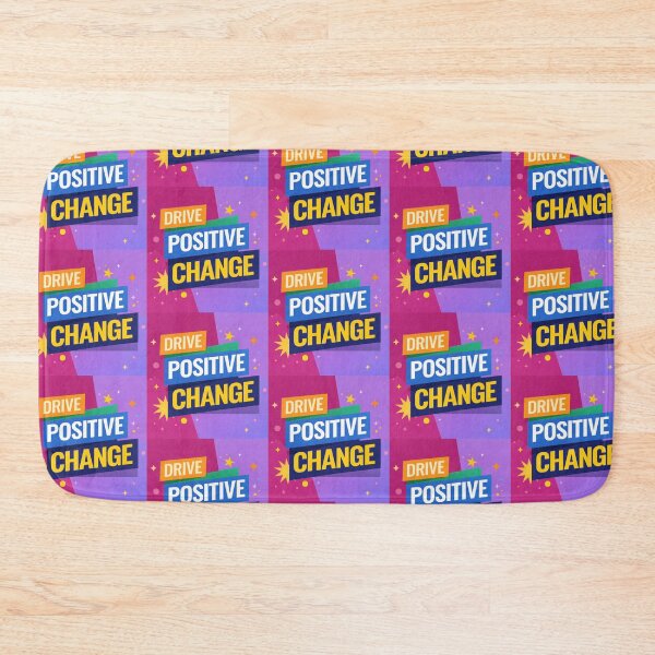 Item preview, Drive Positive Change – Motivational Typography Design designed and sold by Dogandesighn.