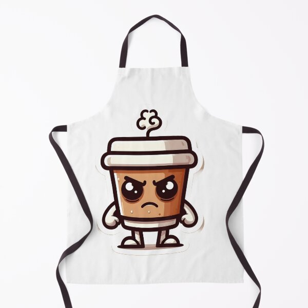 Item preview, Kawaii Angry Coffee Cup - Morning Humor designed and sold by Light & Canvas.