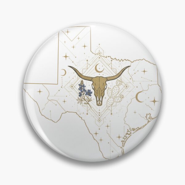 Item preview, Celestial Texas Map Mystical Longhorn  designed and sold by TexasFirst.