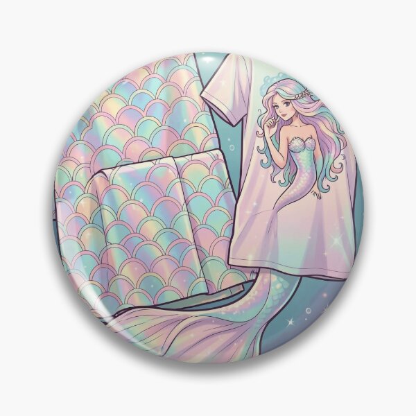 Item preview, Mermaidcore Aesthetic – Iridescent Ocean Design designed and sold by Thompika.