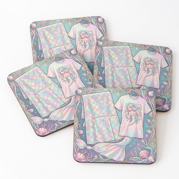 Item preview, Mermaidcore Aesthetic – Iridescent Ocean Design designed and sold by Thompika.