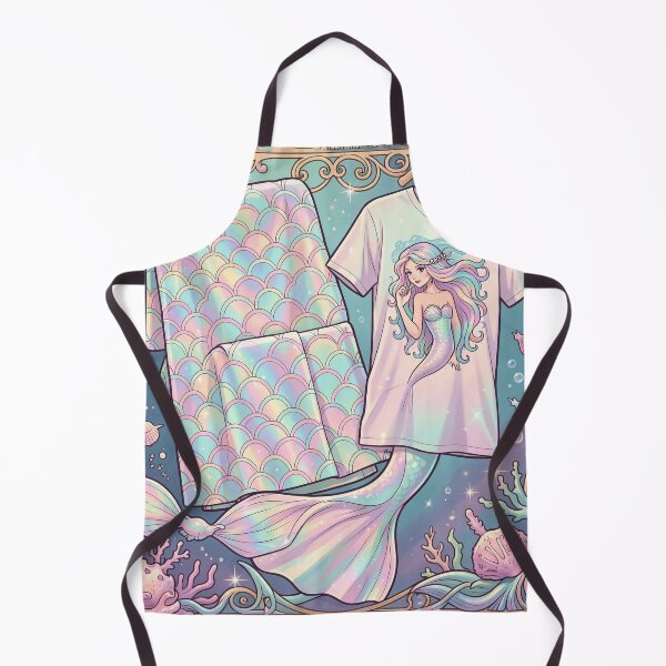 Item preview, Mermaidcore Aesthetic – Iridescent Ocean Design designed and sold by Thompika.