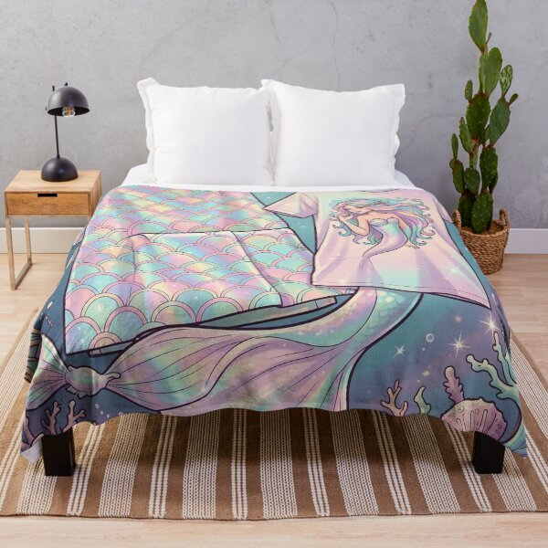 Item preview, Mermaidcore Aesthetic – Iridescent Ocean Design designed and sold by Thompika.