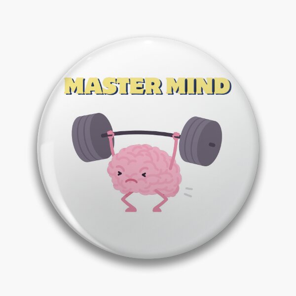 Item preview, Master Mind – Brain Lifting Weights Funny Mental Strength Gym Graphic Tee designed and sold by HubCreates.