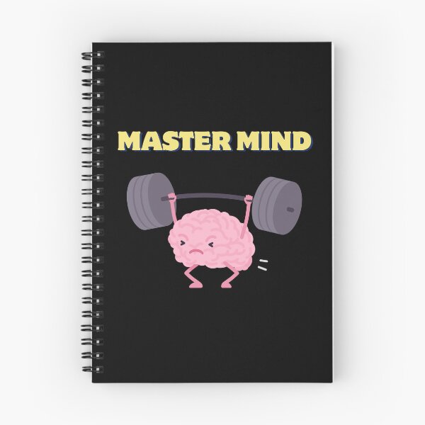 Item preview, Master Mind – Brain Lifting Weights Funny Mental Strength Gym Graphic Tee designed and sold by HubCreates.