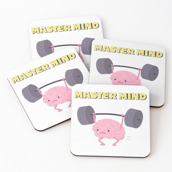 Item preview, Master Mind – Brain Lifting Weights Funny Mental Strength Gym Graphic Tee designed and sold by HubCreates.