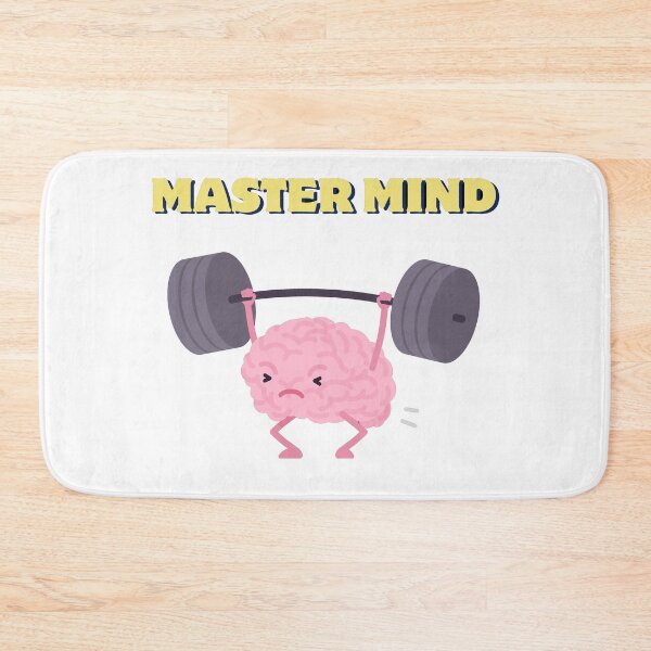 Item preview, Master Mind – Brain Lifting Weights Funny Mental Strength Gym Graphic Tee designed and sold by HubCreates.