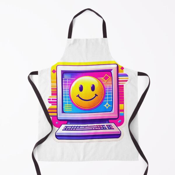 Artikelvorschau, Retro-Vaporwave-Computer der 90er – Glitch-Ästhetik entworfen und verkauft von Light & Canvas.