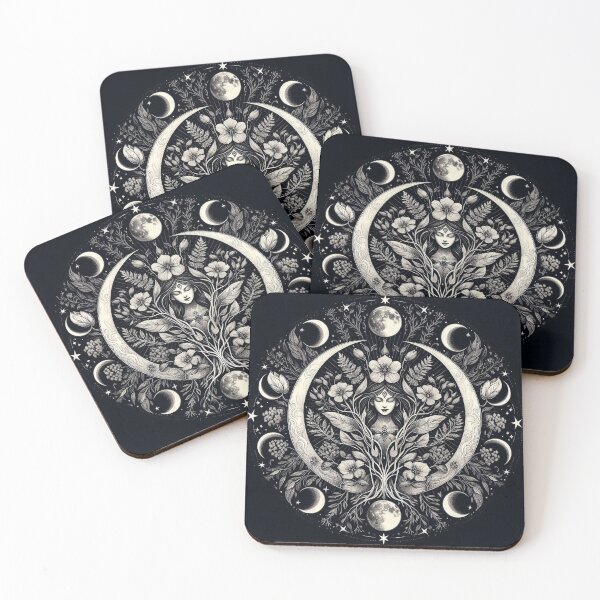 Item preview, Lunar Goddess Botanical Mandala designed and sold by Roberta Calabrese.